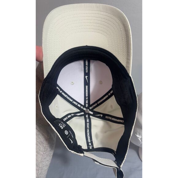 University of Arizona Nike Dri-fit Club Cap Adjustable Breathable White/Tan Hat - Picture 8 of 10